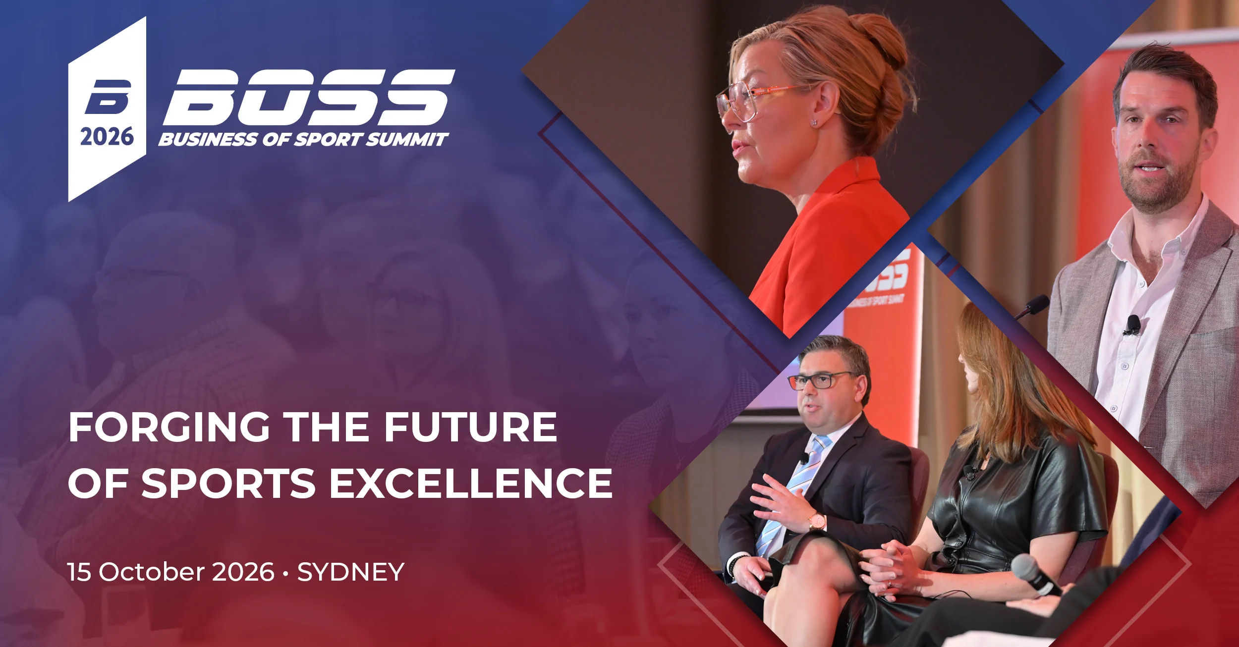 Business of Sport Summit 2026 event banner.