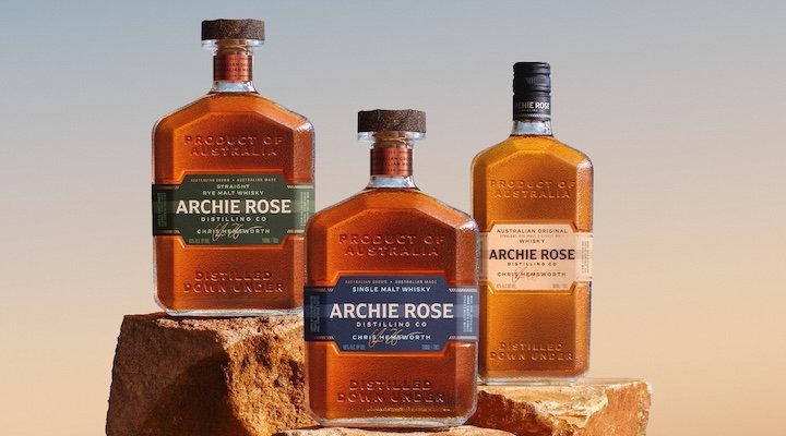 Archie Rose's refreshed Australian whisky lineup.