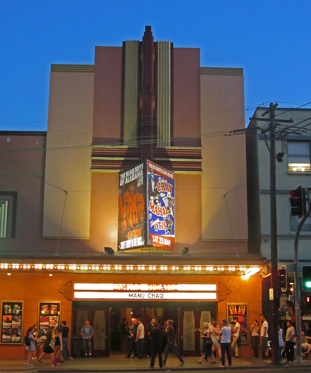 The Enmore Theatre in Newtown, one of the headline venues connected to the 2026 King Street Crawl.