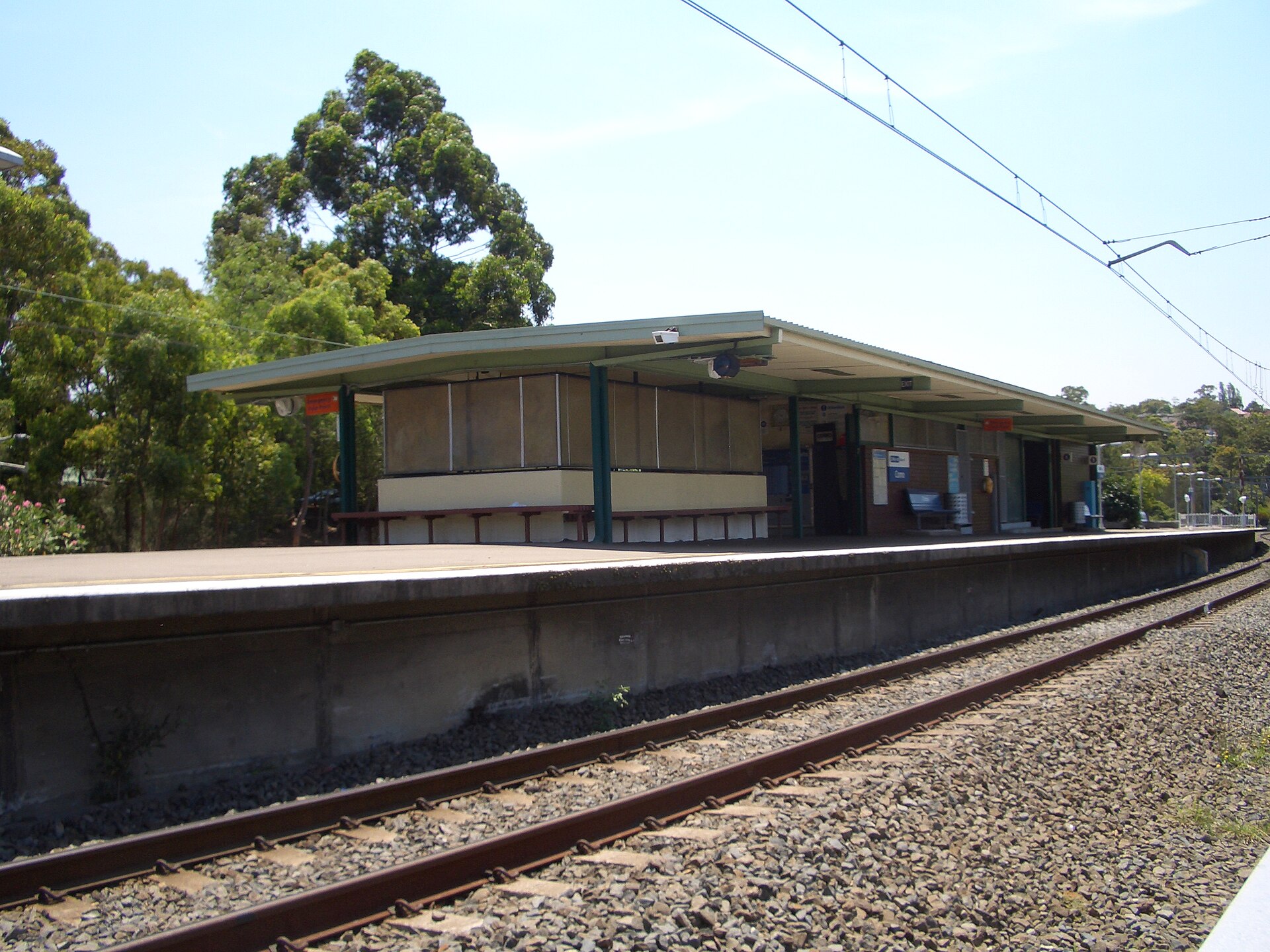 Como railway station on Sydney's Illawarra line, where Sydney Trains scheduled maintenance work for the 27 to 29 June weekend.