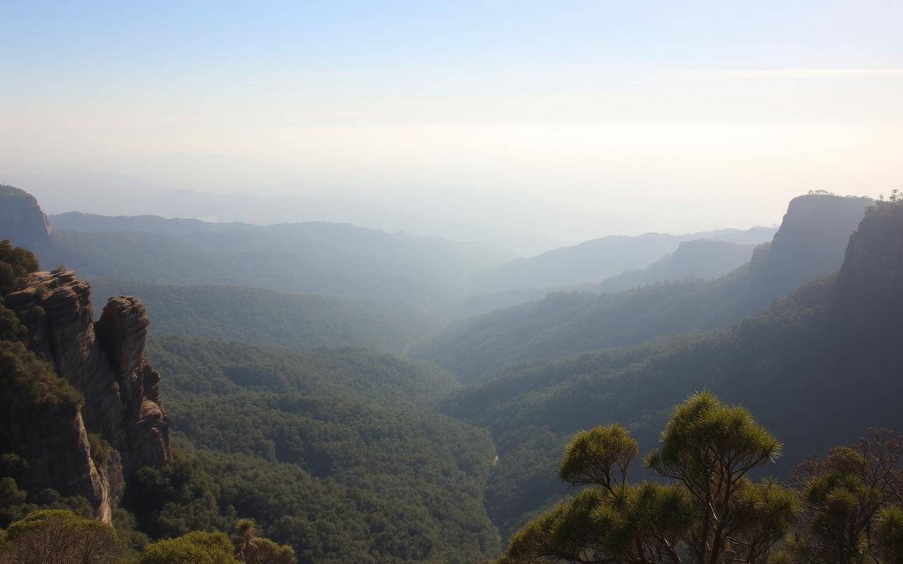 A scenic lookout in the regions surrounding Sydney