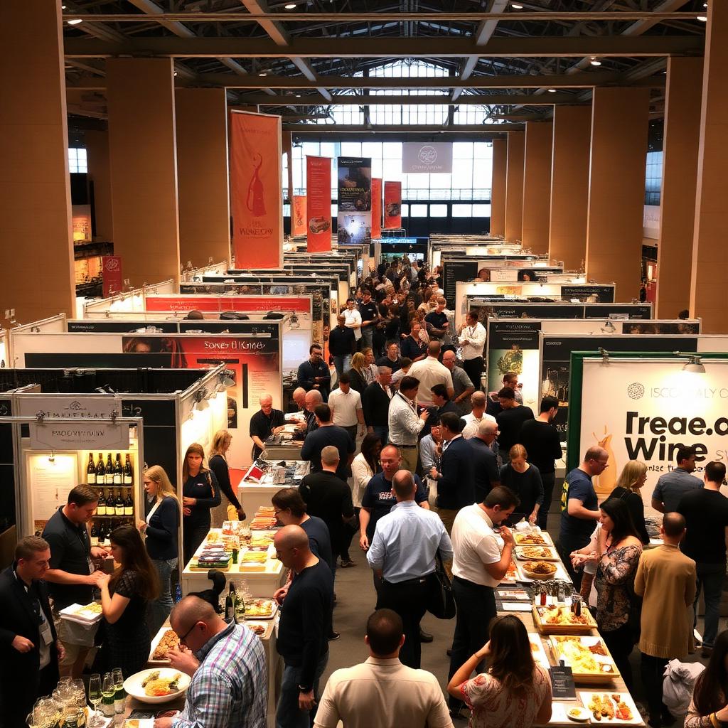 The Good Food and Wine Show at ICC Sydney. The event is running across the winter weekend with exhibitors, tastings and demonstrations.