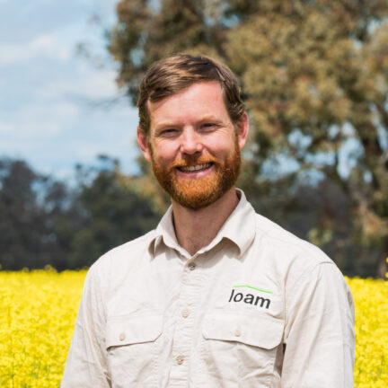 Loam Bio co-founder Guy Hudson. Loam Bio says Hudson is transitioning to executive chairman as Rob Hranac becomes chief executive.