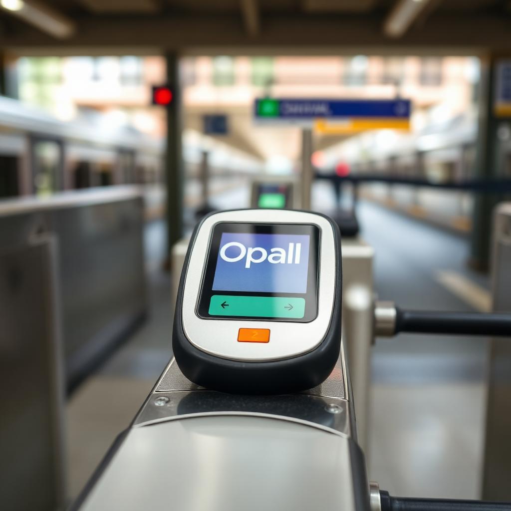 An Opal card reader on the NSW public transport network. The state budget plan would lower weekly Opal caps for many Sydney commuters.