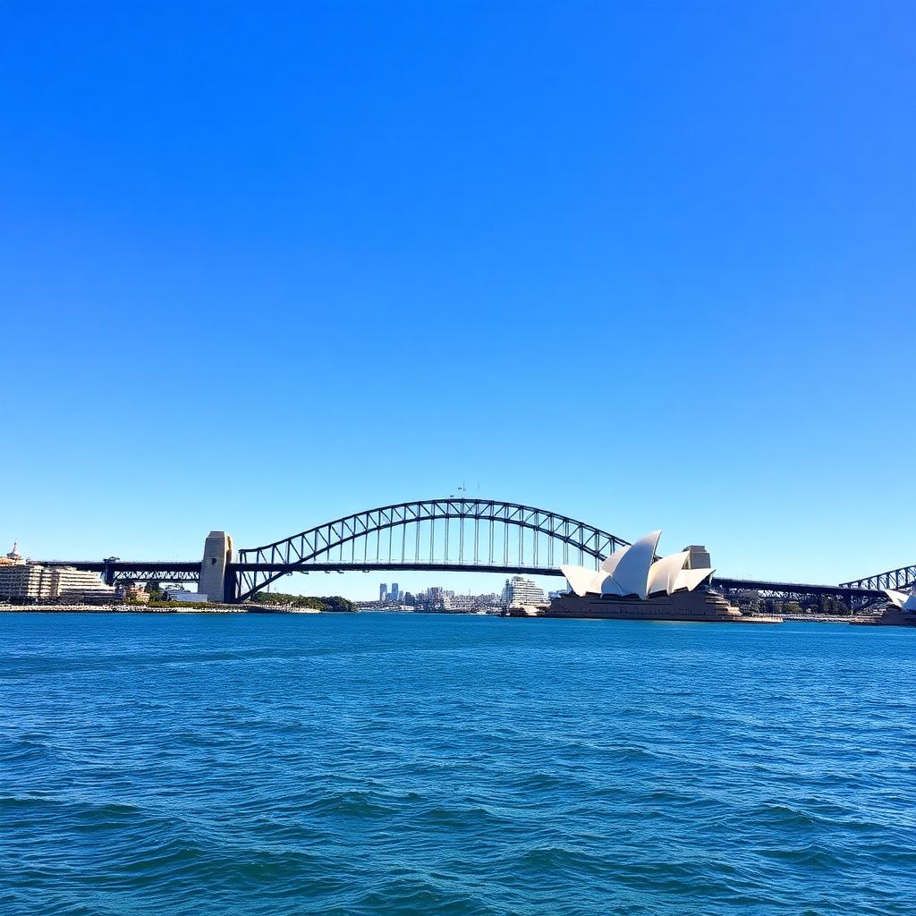 Clear sky over Sydney Harbour. The NSW air-quality service forecast gives residents a practical planning signal for outdoor activity.
